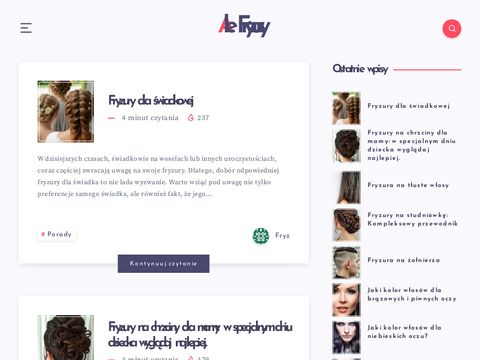 Alefryzury.pl - fryzury damskie