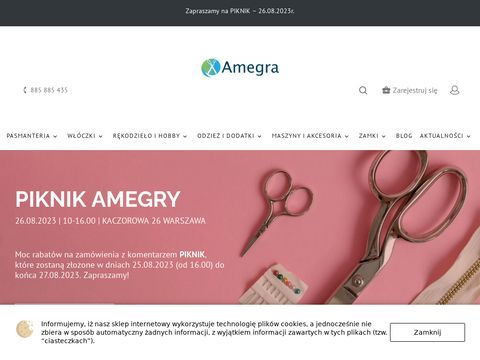 Amegra.pl - dodatki krawieckie Warszawa