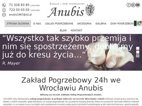 Anubis.info.pl - ceremonia pogrzebowa Wrocław