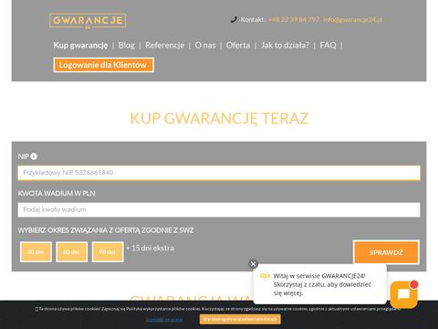 Gwarancje24.pl wadium pzp
