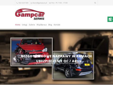 Gampcar.pl - lakiernik samochodowy Nowa
