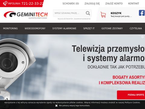 Geminitech.pl dystrybucja systemów alarmowych Rewal