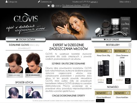 Glovis.pl zagęszczacz do włosów