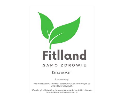 Fitlland.pl - sklep ze zdrową żywnością