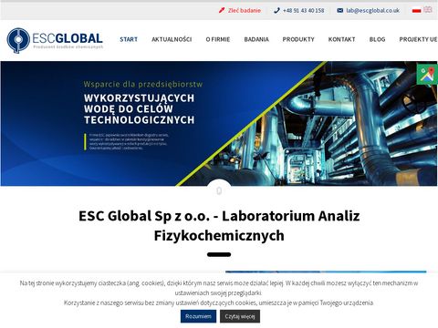 Escglobal.pl - analiza spektrofotometryczna