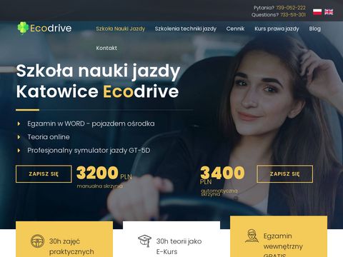 Ecodrive.com.pl - szkoła jazdy Katowice