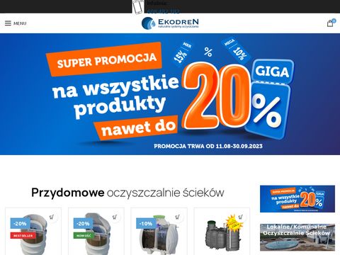 Ekodren.pl ekologiczna oczyszczalnia ścieków