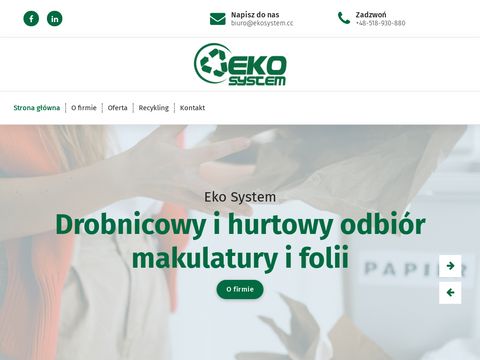 Ekosystem.cc - recykling Kraków