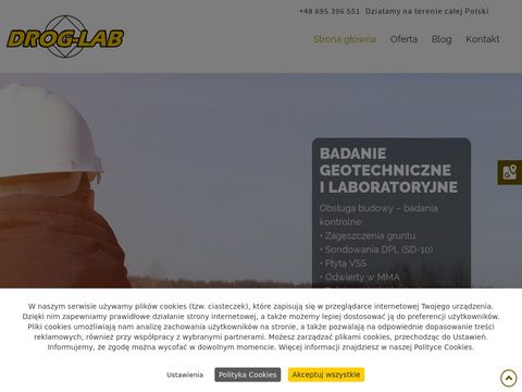 Drog-lab.pl - badania geotechniczne Warszawa