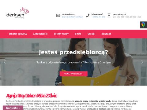 Derksen-polska.pl - agencja pracy tymczasowej