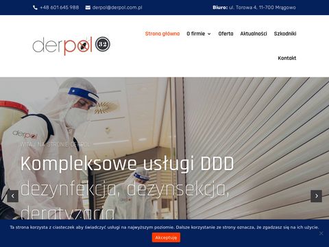 Derpol.com.pl - dezynfekcja w szkołach