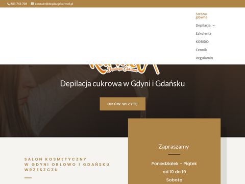 Fepilacjakarmel.pl gabinet kosmetyczny Karmel w Gdyni