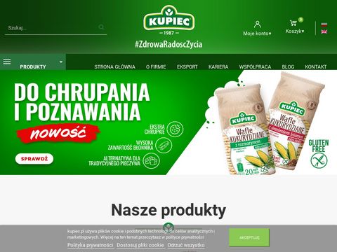 Kupiec.pl zdrowe przekąski dla każdego
