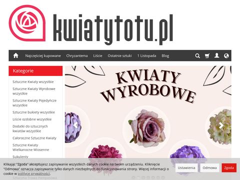 Kwiatytotu.pl - hurtownie kwiatów Warszawa