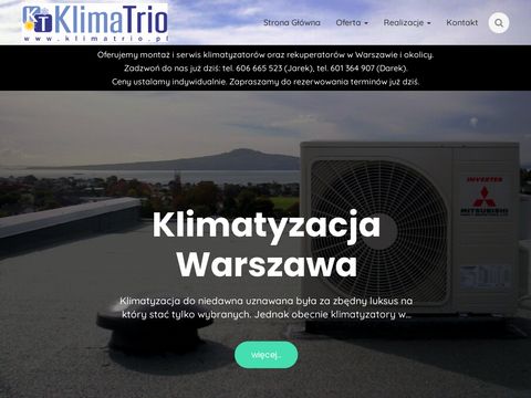 Klimatrio.pl - klimatyzacja Warszawa i okolice
