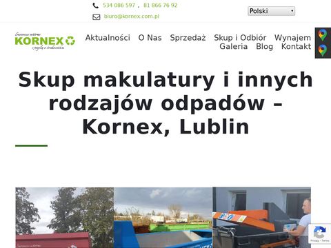 Kornex.com.pl - wywóz złomu Lublin