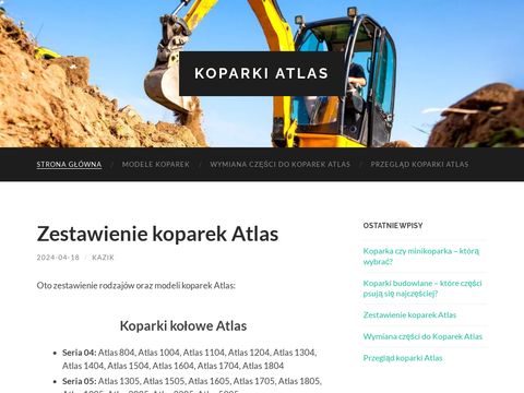 Koparki-Atlas.pl - news