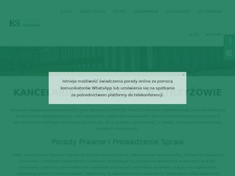 Kozimor.com.pl - adwokat Strzyżów