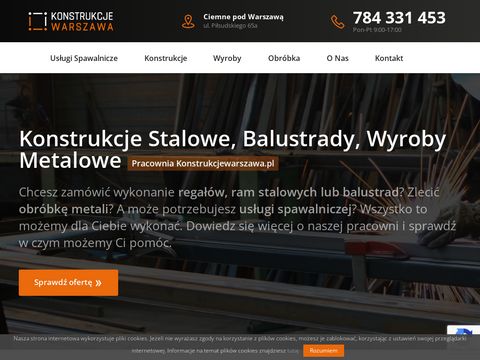 Konstrukcjewarszawa.pl stalowe