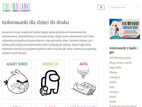 Kolorowanki.info.pl z bajek