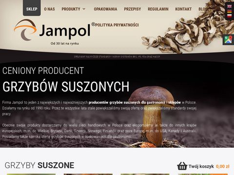 Jampol.pl - grzyby suszone hurt