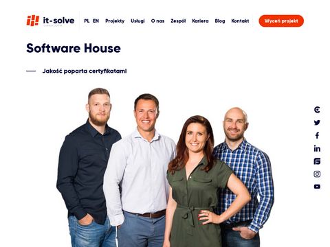 It-solve.pl firma programująca aplikację