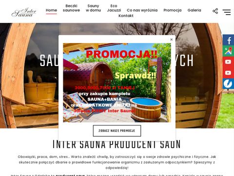 Inter-sauna.com.pl - sauny ogrodowe producent