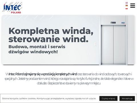 Intec Poland - montaż i serwis wind