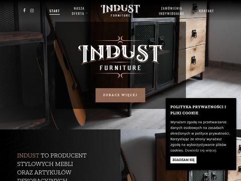 Indust.com.pl - producent komód loftowych