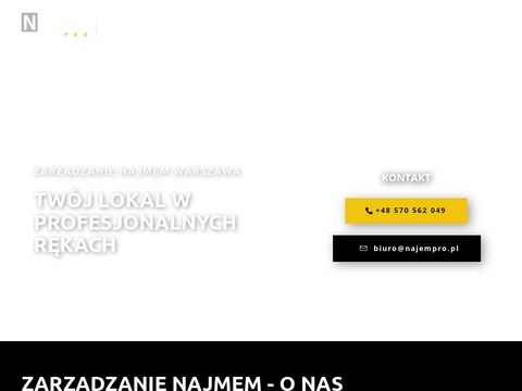 Najempro.pl - zarządzanie najmem mieszkań