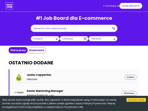 Notojob.com - oferty pracy e-commerce