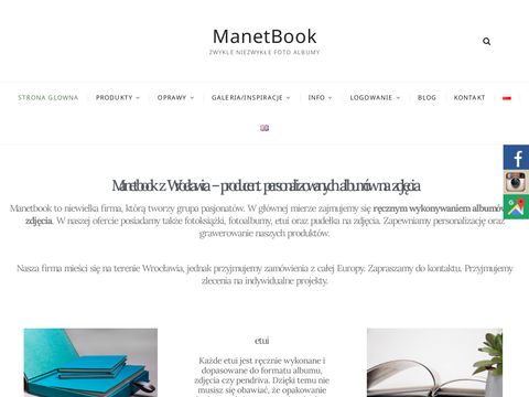 Manetbook.pl - album ślubny personalizowany