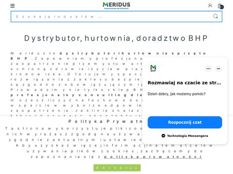 Meridus.pl sklep BHP