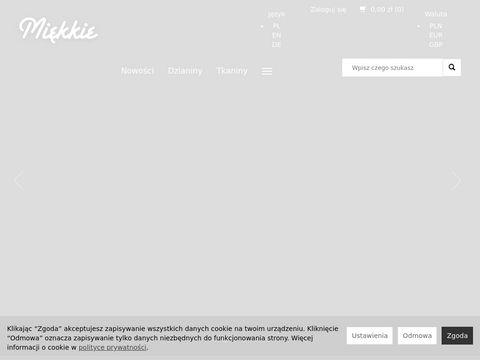 Miekkie.com - sklep internetowy z tkaninami