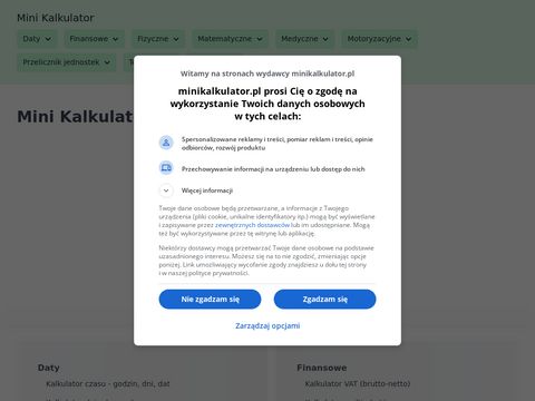 Minikalkulator.pl generator liczb losowych