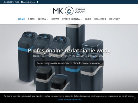 mk94.pl zmiekczacze ecowater warmińsko-mazurskie