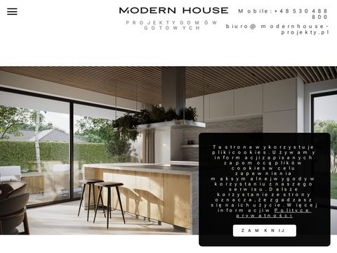 MODERN HOUSE - projekty domów parterowych