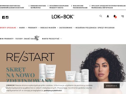Loknabok.pl - internetowy sklep fryzjerski REVLON