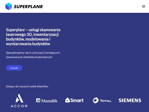 Superplanr - usługi skanowania laserowego 3D
