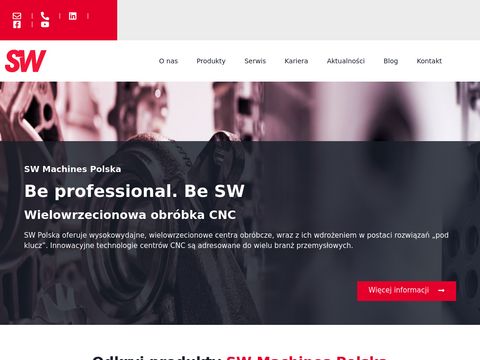 SW Machines - producent frezarek CNC