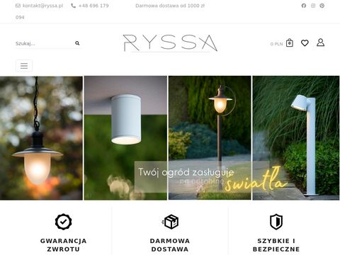 Ryssa.pl lampki dla dzieci do pokoju sklep internetowy