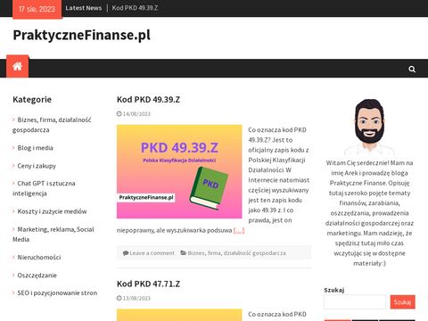 Praktycznefinanse.pl - jak wybrać PKD dla firmy