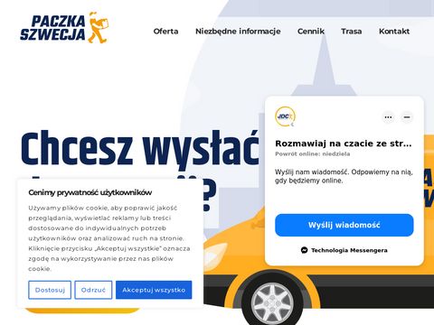 Paczkaszwecja.pl - transport do Szwecji