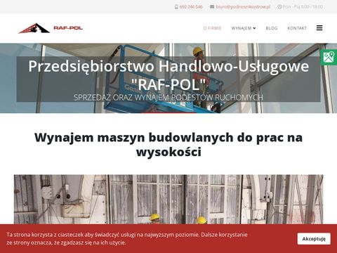 Podnosnikiostrow.pl - podesty ruchome Kalisz