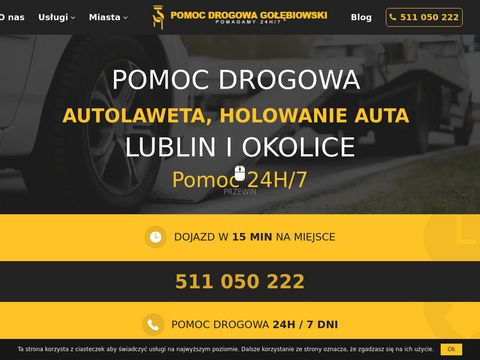 Pomocdrogowa-golebiowski.pl - laweta Lublin