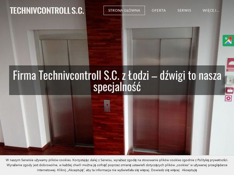 Technivcontroll.pl - konserwacja dźwigów Łódź