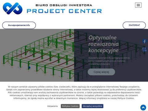 Projectcenter.pl - hale z zapleczem socjalnym