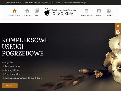 Pogrzebyconcordia.pl - firmy pogrzebowe Gdynia
