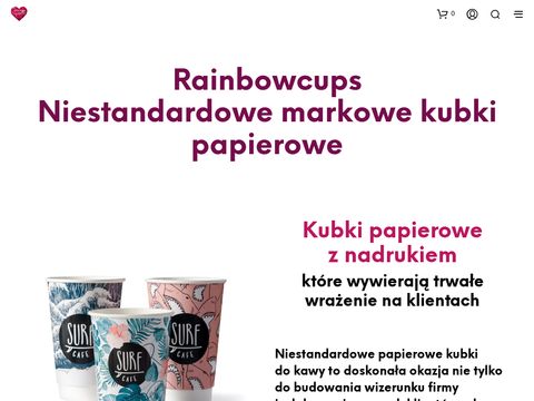 Rainbowcups.pl - kubki papierowe z nadrukiem