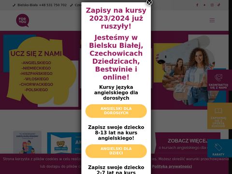 Foryou.edu.pl kursy językowe Bielsko